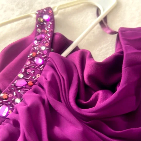 Purple Cocktail/Party  Dress - Picture 5 of 8